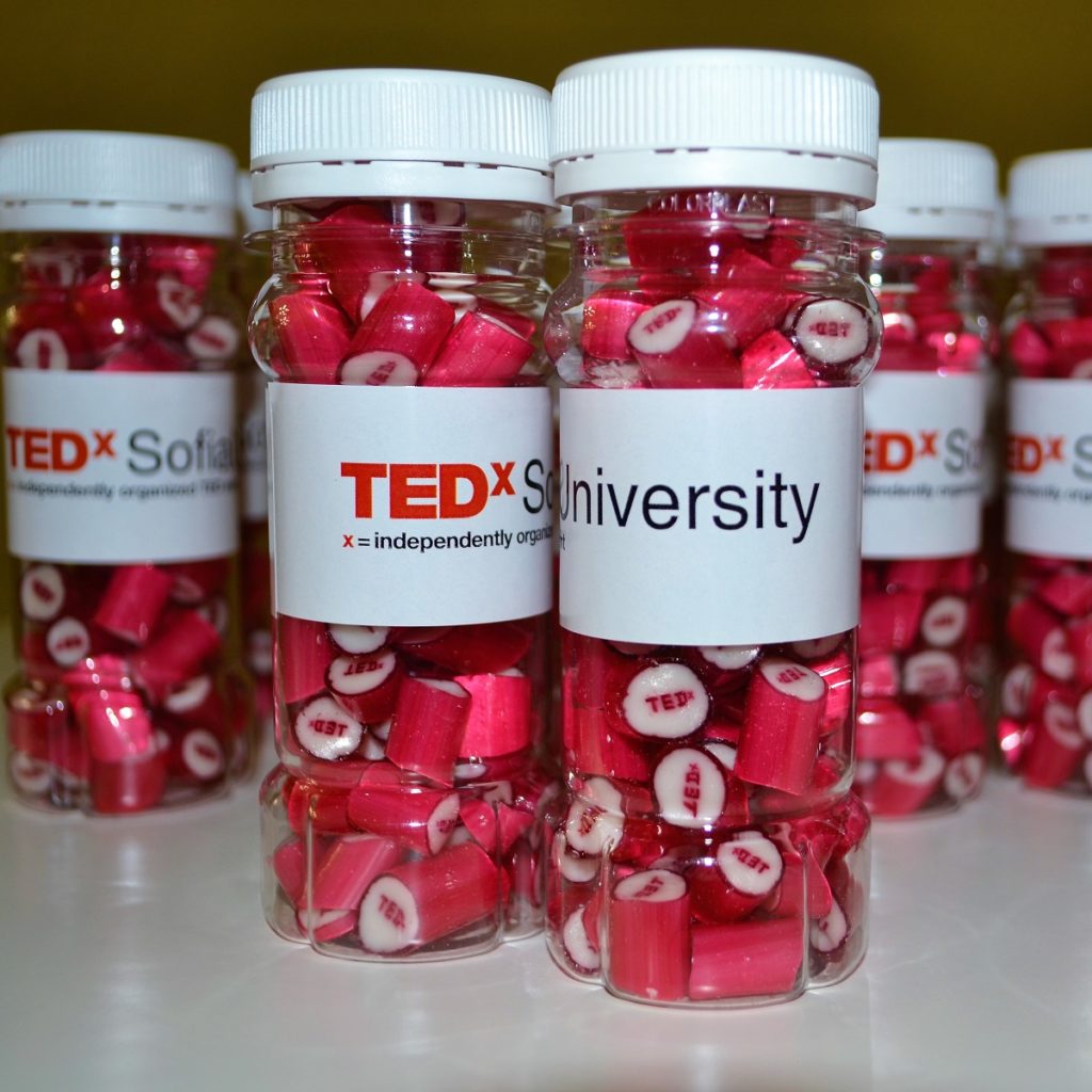 Бонбони с надпис