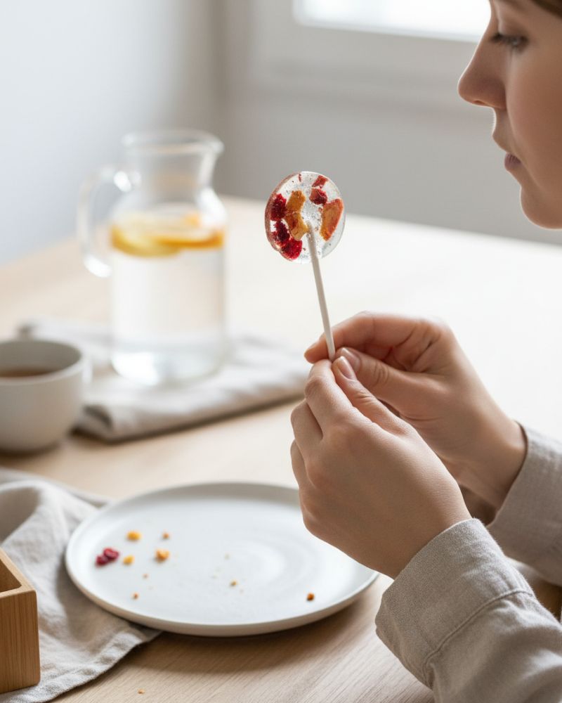 Близалка без захар c натурални плодове 4 близалка без захар с плодове