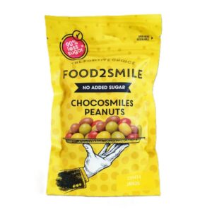 Chocosmiles Peanuts шоколадови бонбони без захар с ядки